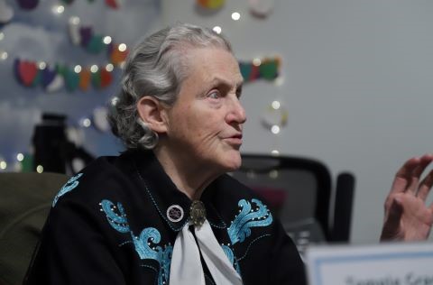 Temple Grandin presents at the Museum of Discovery.